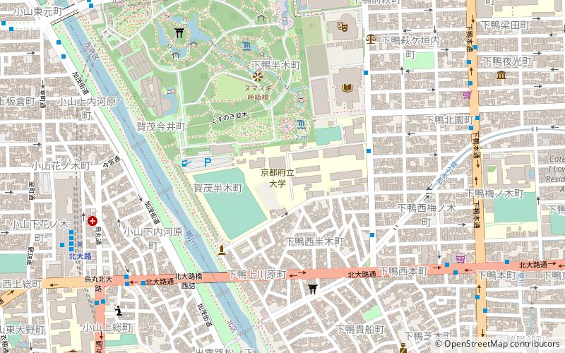 Kyoto Prefectural University location map