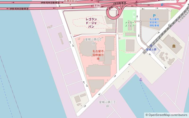 Nagoya International Exhibition Hall location map