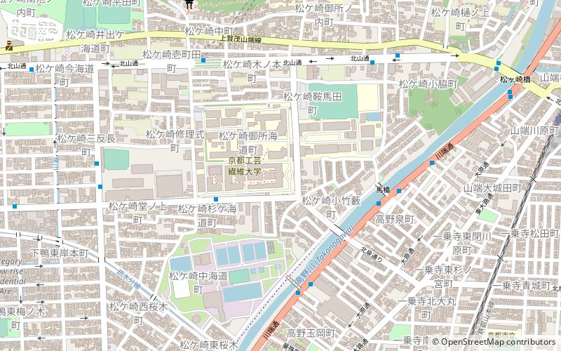 Université des arts et techniques de Kyoto location map