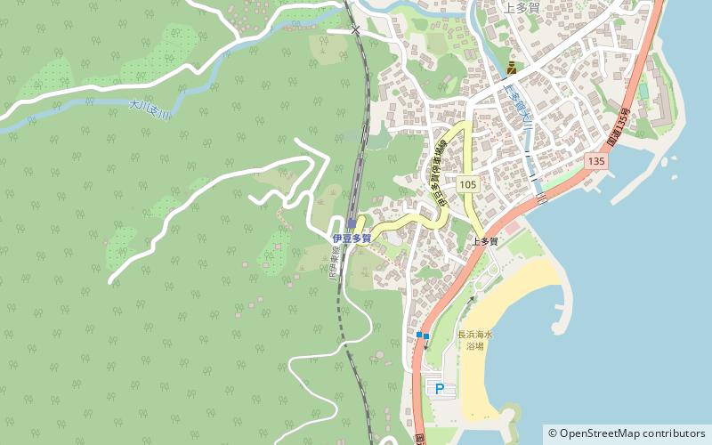 Izu-Taga Station location map