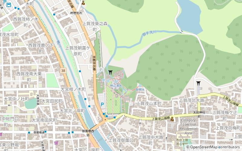 Monuments historiques de l'ancienne Kyoto location map