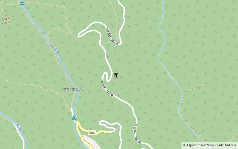 Seppiko-Mineyama Prefectural Natural Park location map