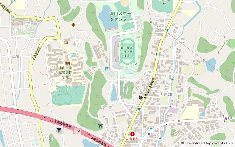 Tsuyama Stadium location map