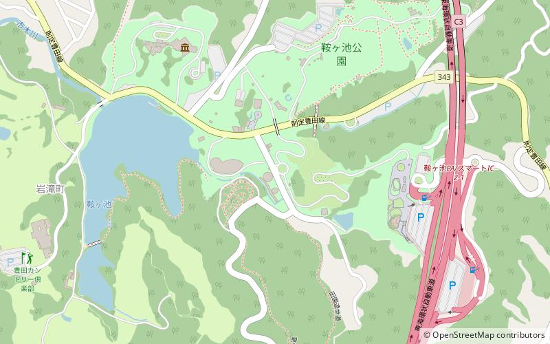 Kuragaike Park location map