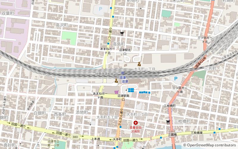 Gare de Numazu location map