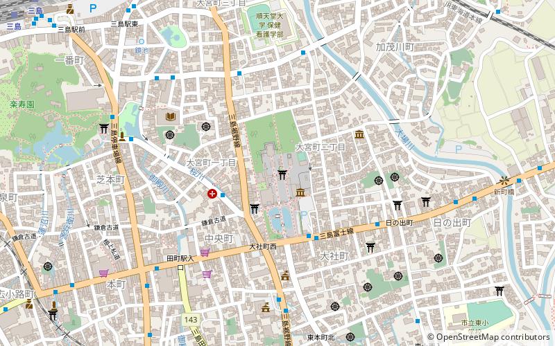 Shizuoka Sengen Shrine location map