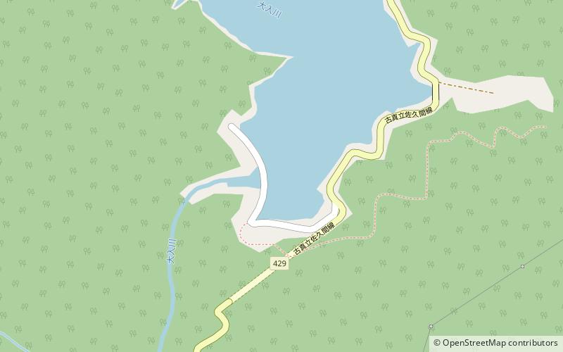 Shintoyone Dam location map