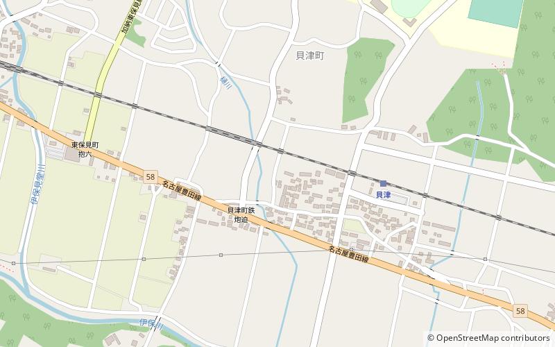 Asuke location map