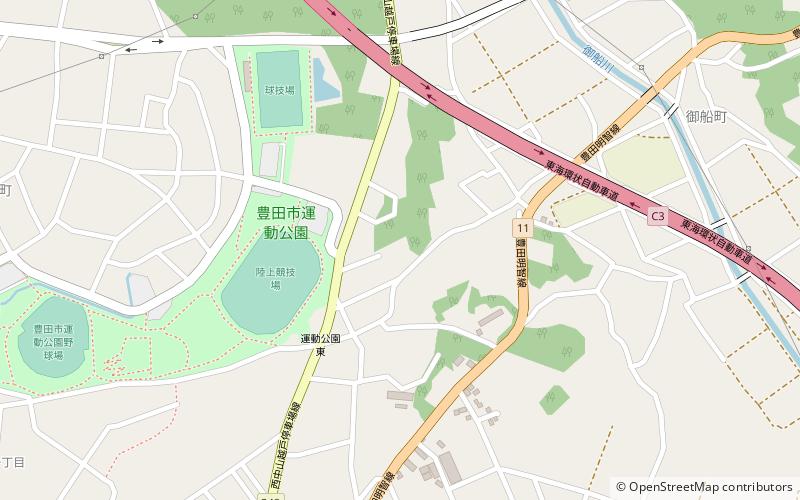 Toyota Athletic Stadium location map