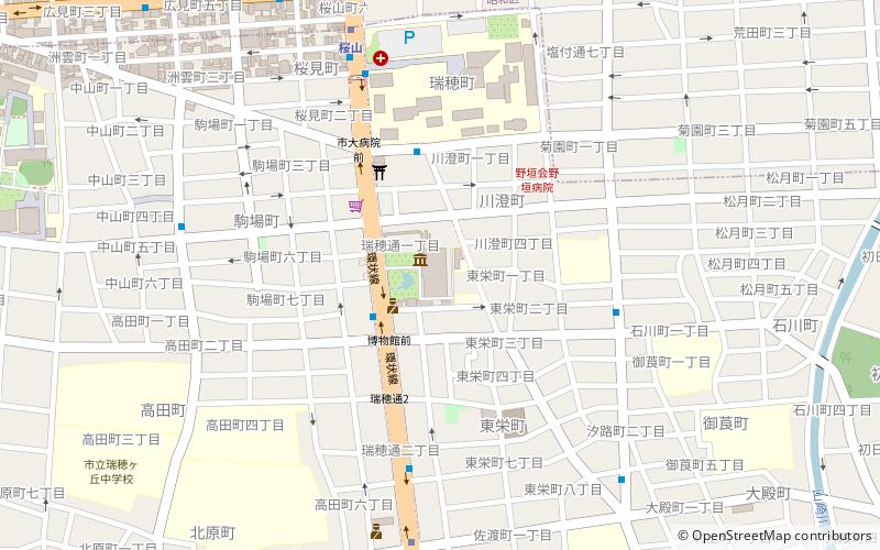 Nagoya City Museum location map