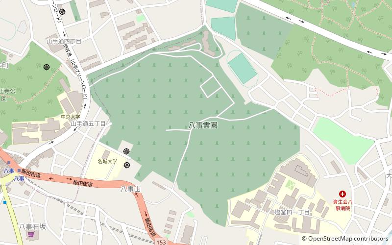 Yagoto Cemetery location map