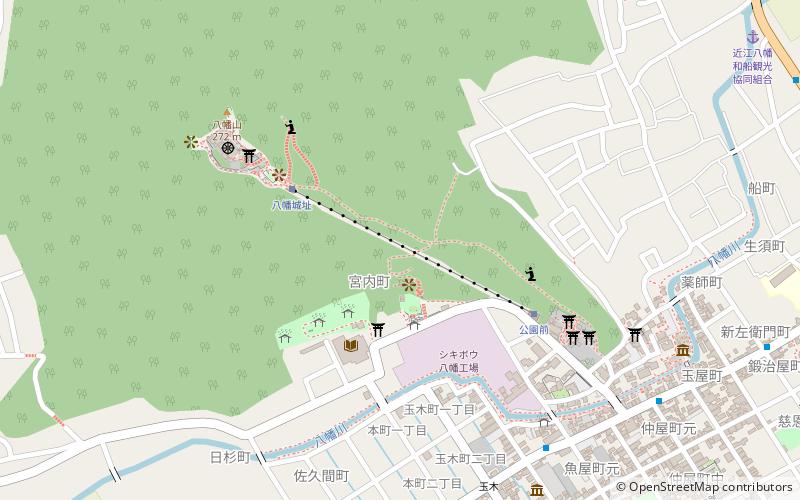 Hachimanyama Ropeway location map