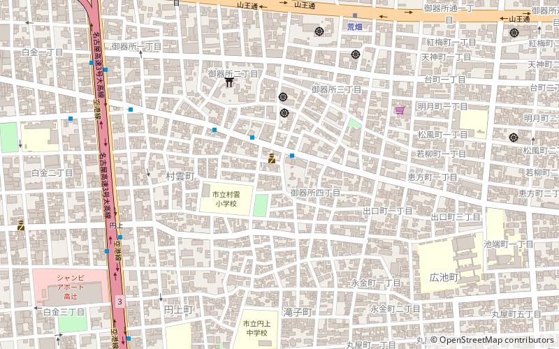 Gokiso Hachimangū location map