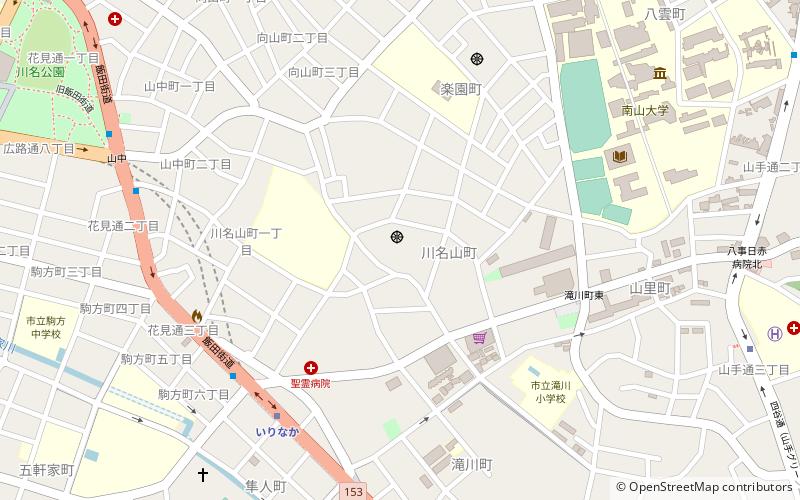 Kōjaku-in location map