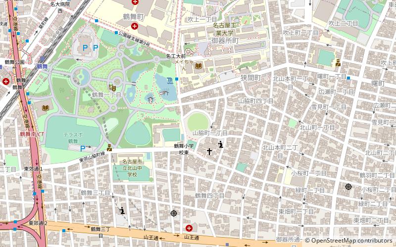 hachimanyama kofun nagoja location map
