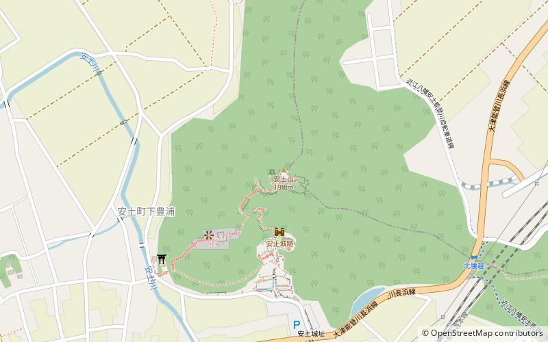 Zamek Azuchi location map