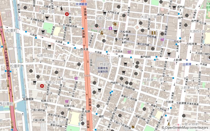 Hongan-ji Nagoya Betsuin location map