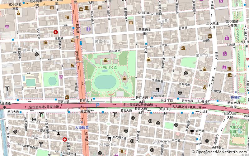 Nagoya City Art Museum location map