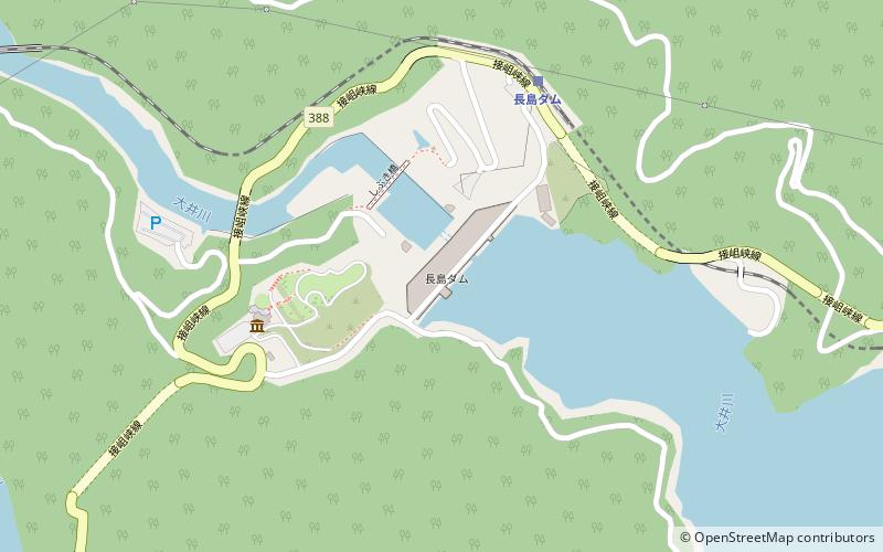 Nagashima Dam location map