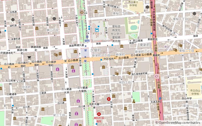 Chunichi Theatre location map