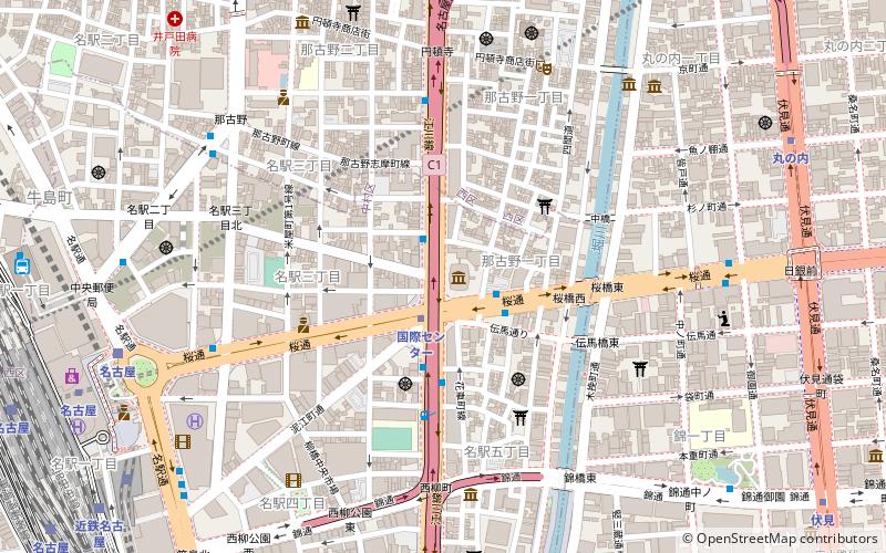 Nagoya International Center location map