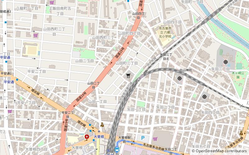 Yamada Tenman-gū location map