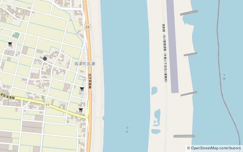 Nagaragawa International Regatta Course location map