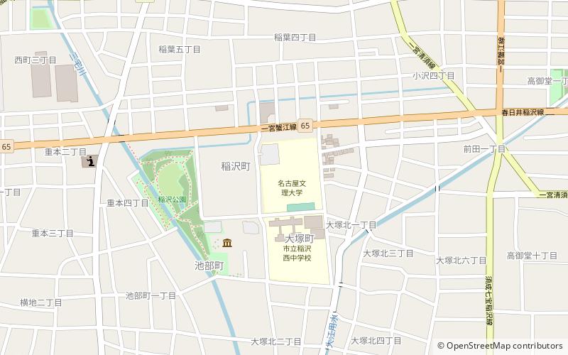 Nagoya Bunri University location map