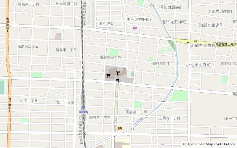 Owari Ōkunitama Shrine location map