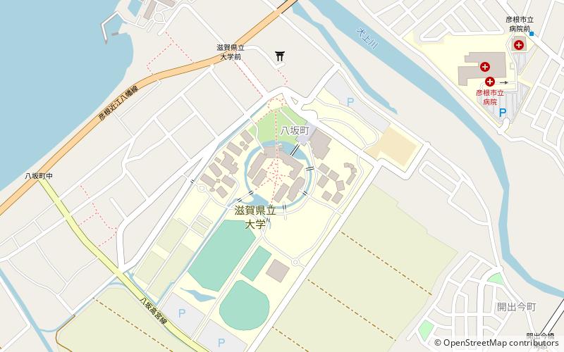 University of Shiga Prefecture location map