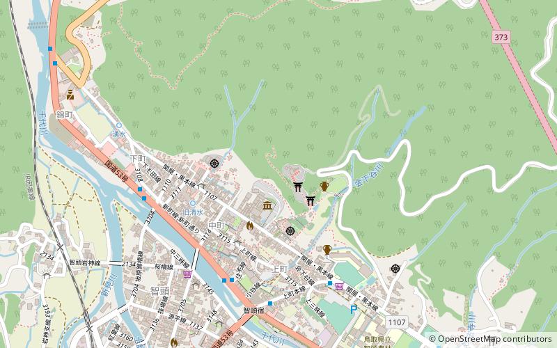 Suwa-jinja location map