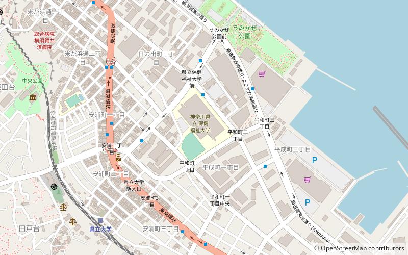 Université préfectorale d'actions sociales de Kanagawa location map