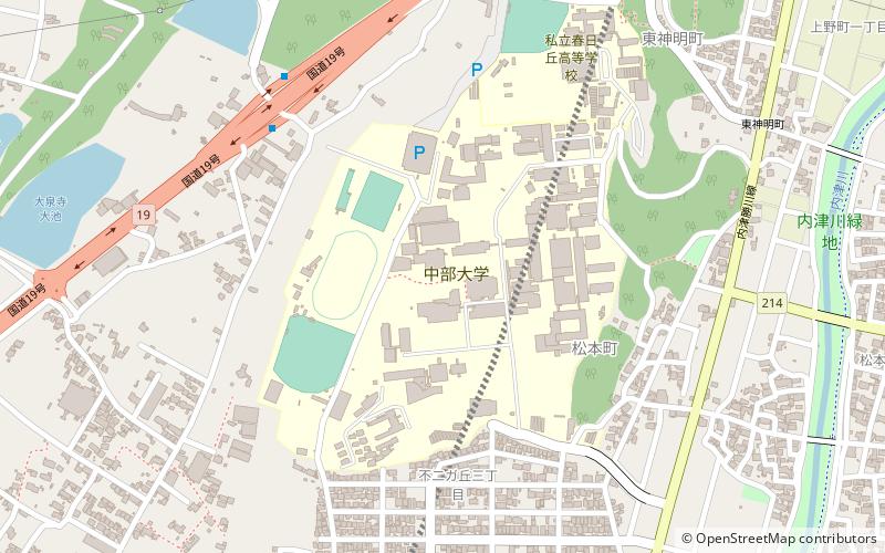 Université Chūbu location map