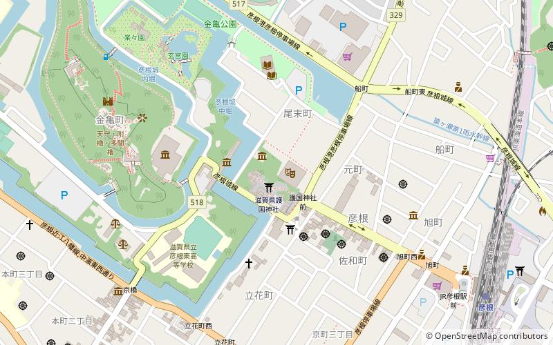 yan gen shi min hui guan hikone location map