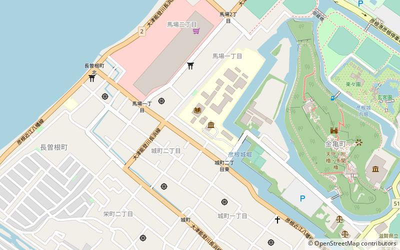 Universität Shiga location map