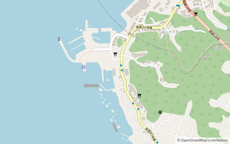 hayama marina ye shanmarina yokosuka location map