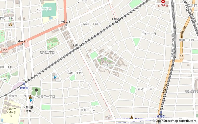 Ōmiwa Shrine location map