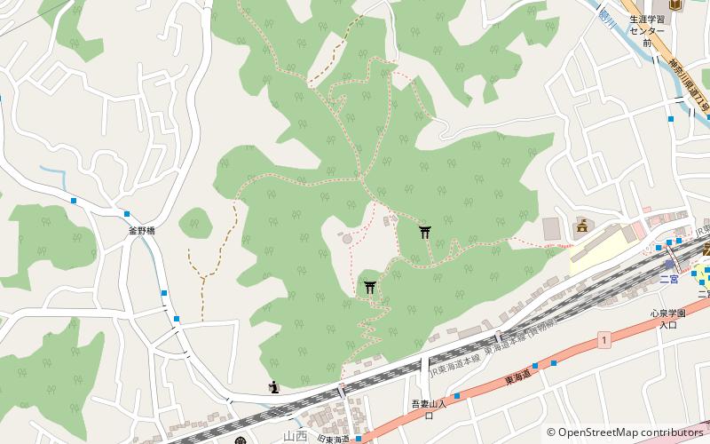 azumayama park ninomiya location map