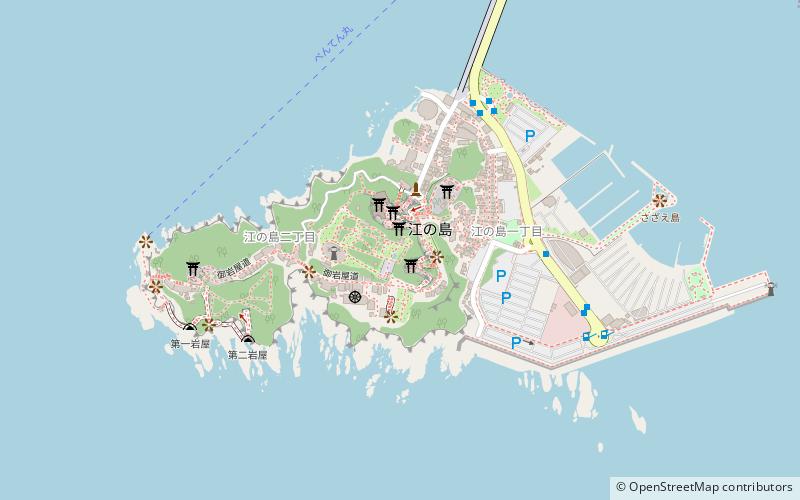 Eno-shima location map
