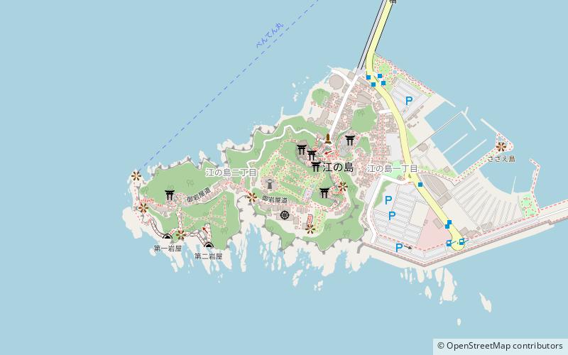 Jardín de plantas tropicales de Enoshima location map