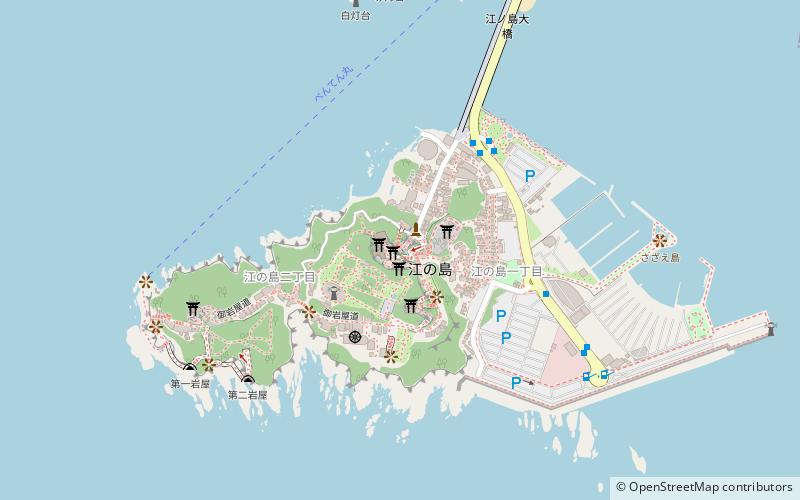 Enoshima Shrine location map