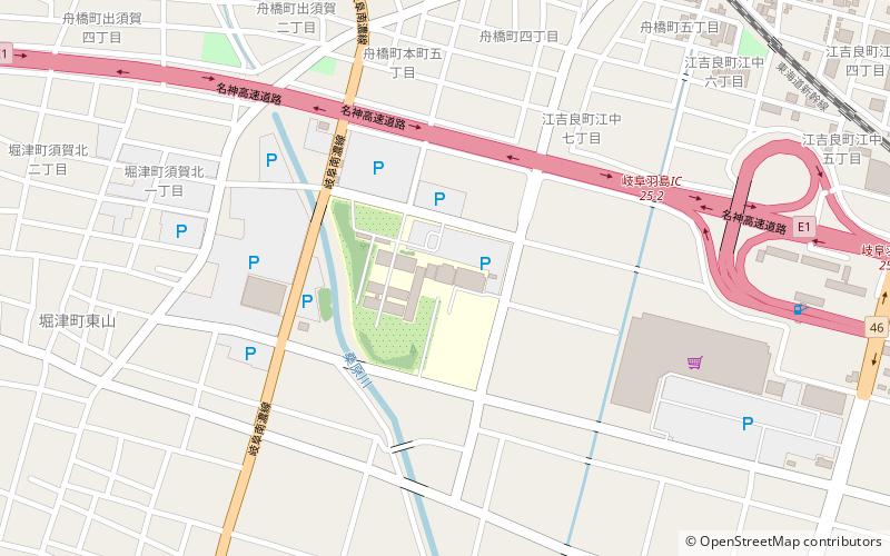 Gifu College of Nursing location map