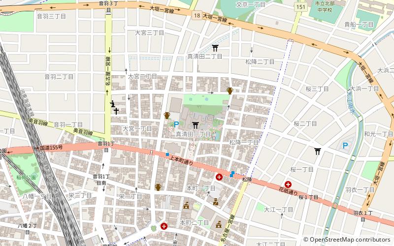 Masumida Shrine location map