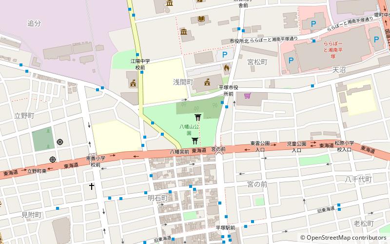 ba fan shan gong yuan hiratsuka location map