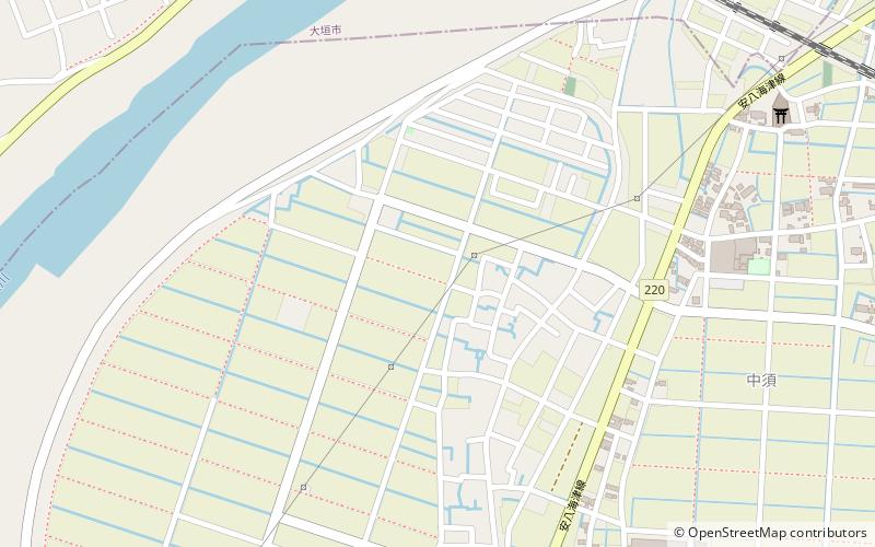 anpachi district ogaki location map
