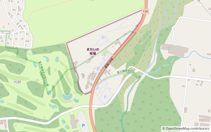 makaino mu chang park narodowy fudzi hakone izu location map