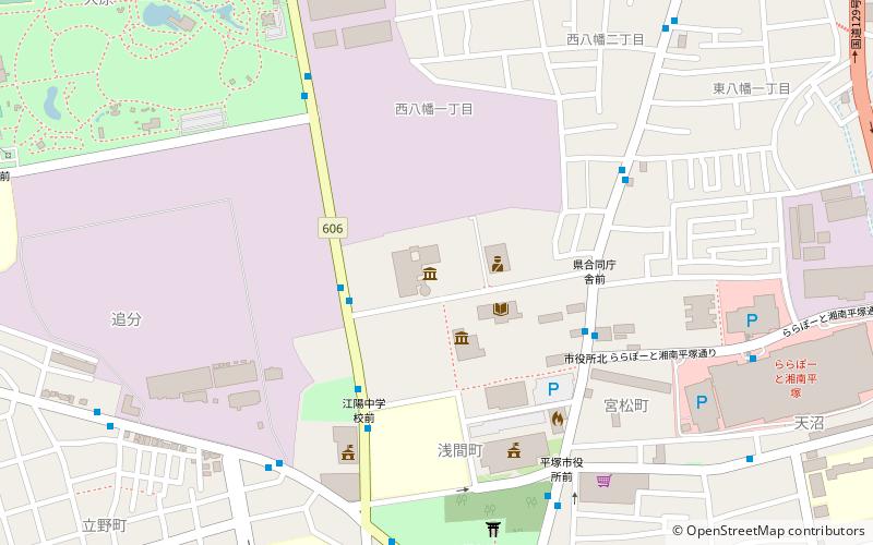 Hiratsuka Museum of Art location map