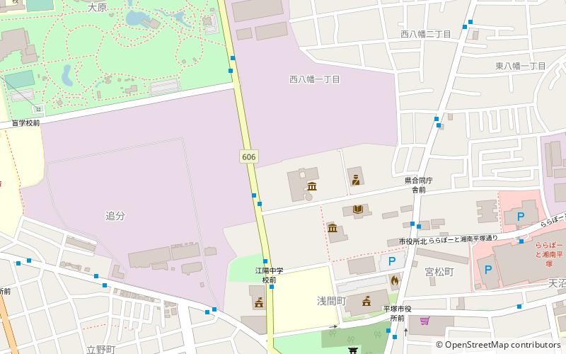 ping zhong shi mei shu guan hiratsuka location map