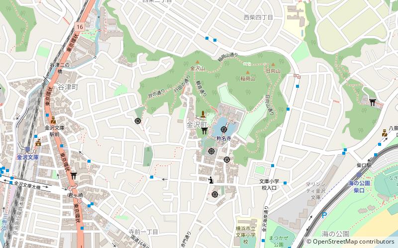 kanazawa bunko yokohama location map
