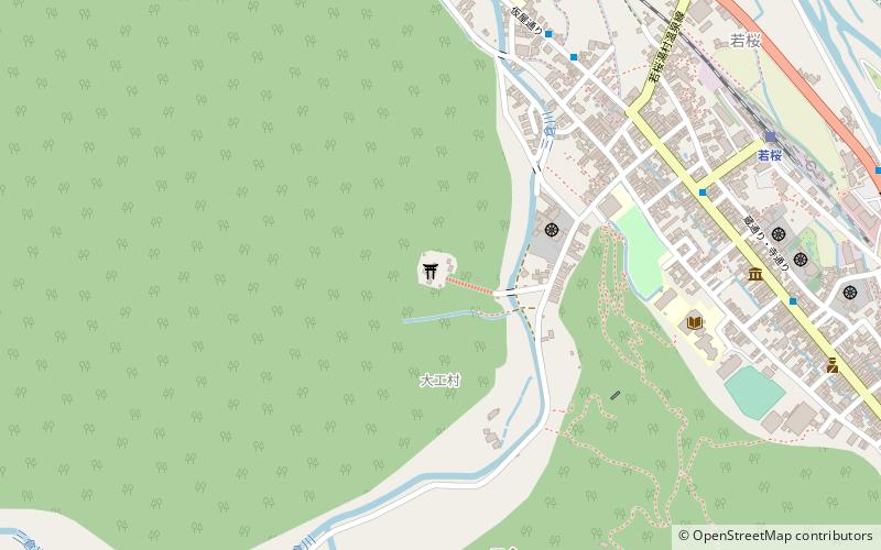 Wakasa Shrine location map